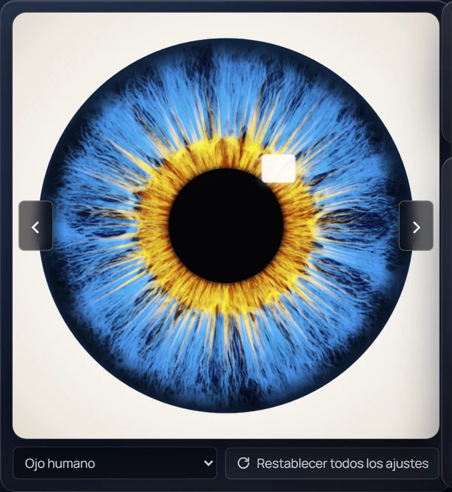 Elige el tipo de ojo